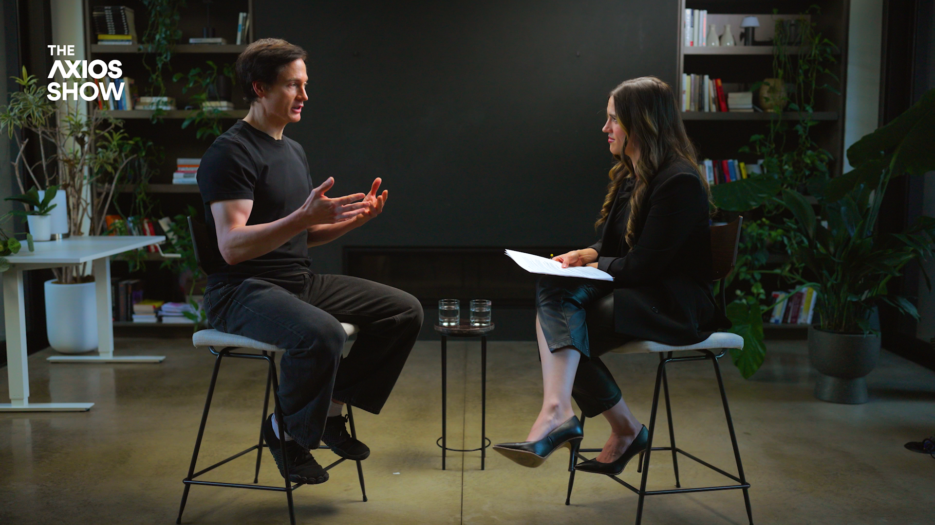 Bryan Johnson talks to Axios' Madison Mills on "The Axios Show."