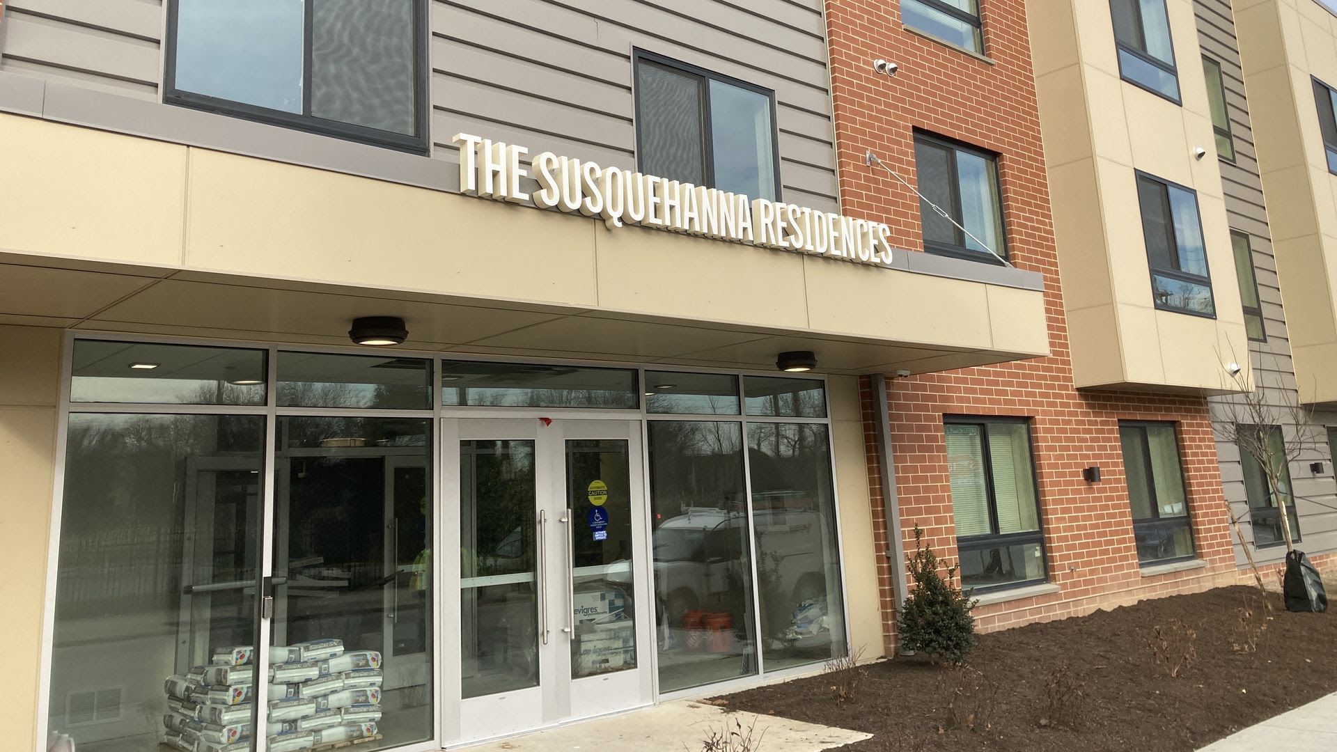The exterior of Susquehanna Residences.