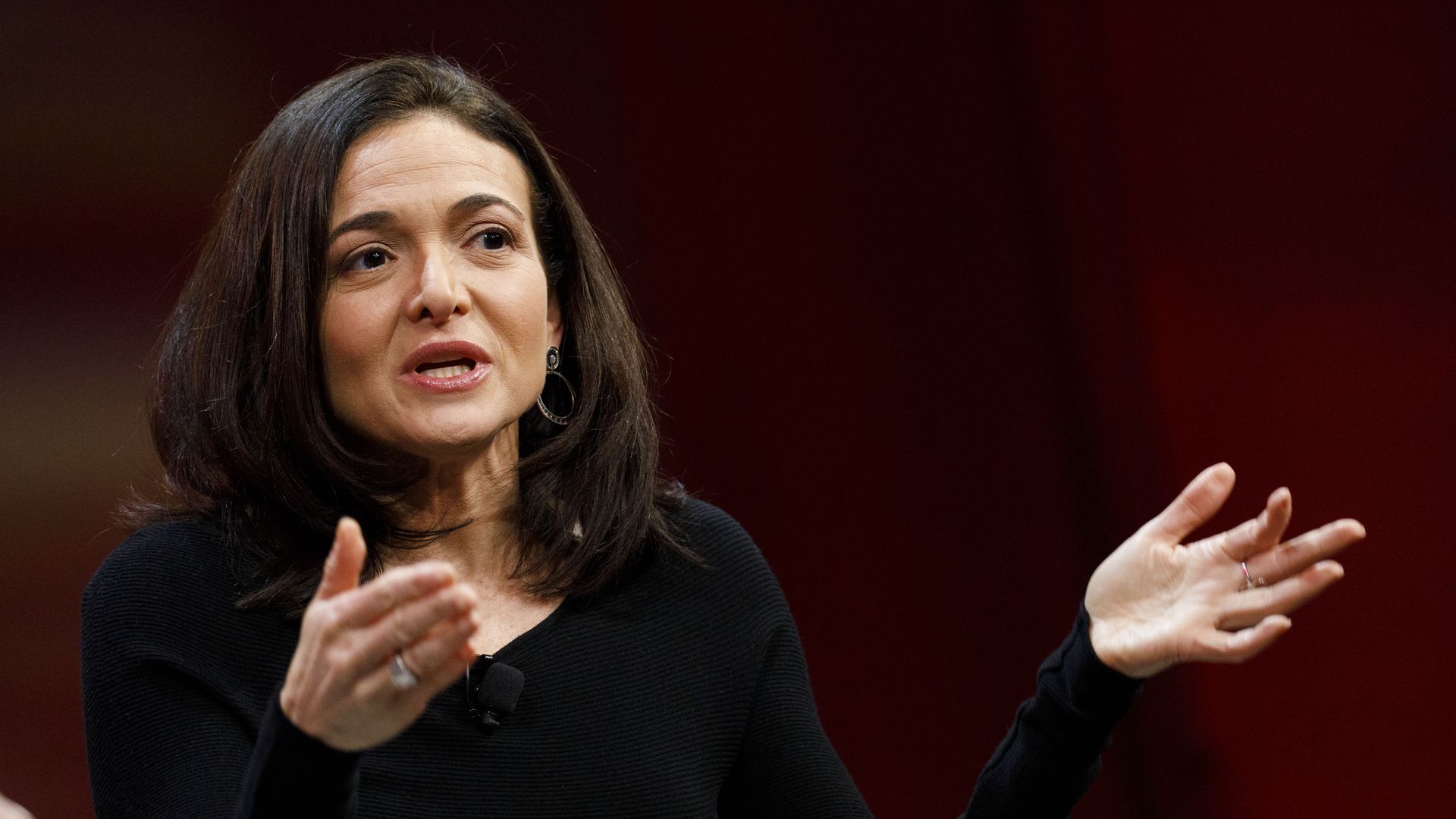 Sheryl Sandberg speaking