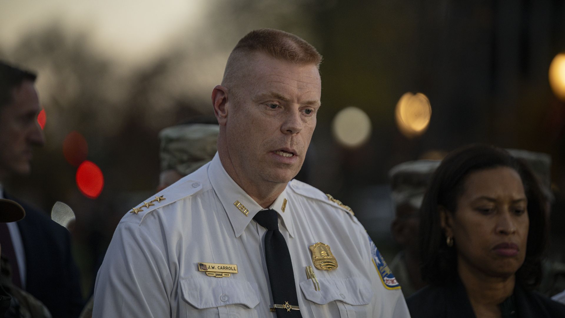 Interim police chief Jeffrey Carroll