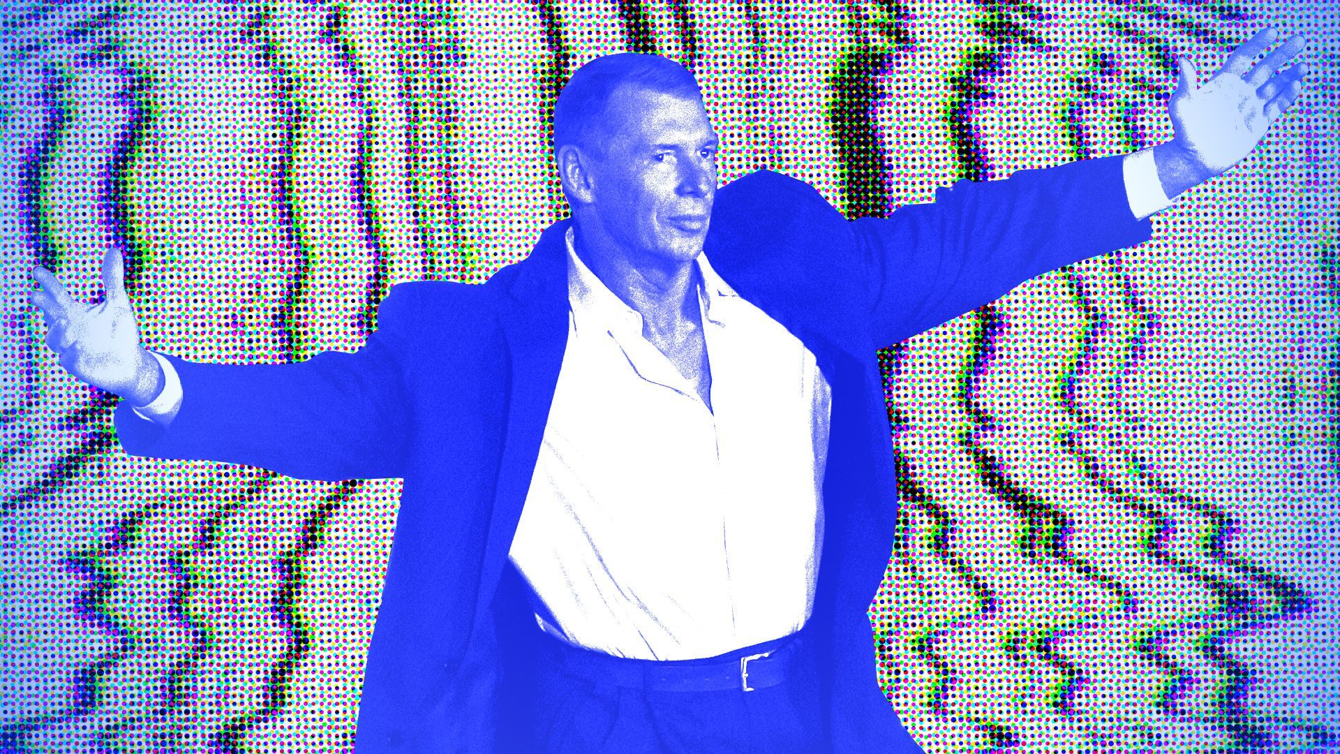 Photo illustration of Vince McMahon.
