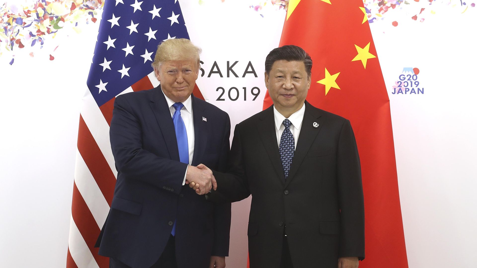 Trump shakes hands with Xi Jinping at G20 summit
