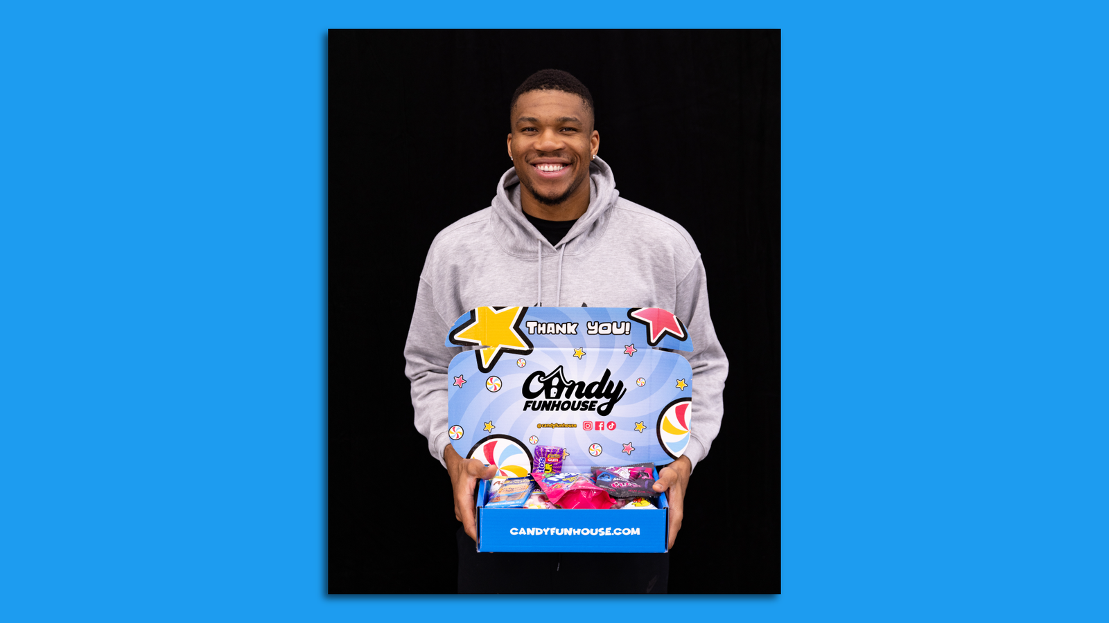 NBA star Giannis Antetokounmpo and family invest in Candy Funhouse, Canadian candy store