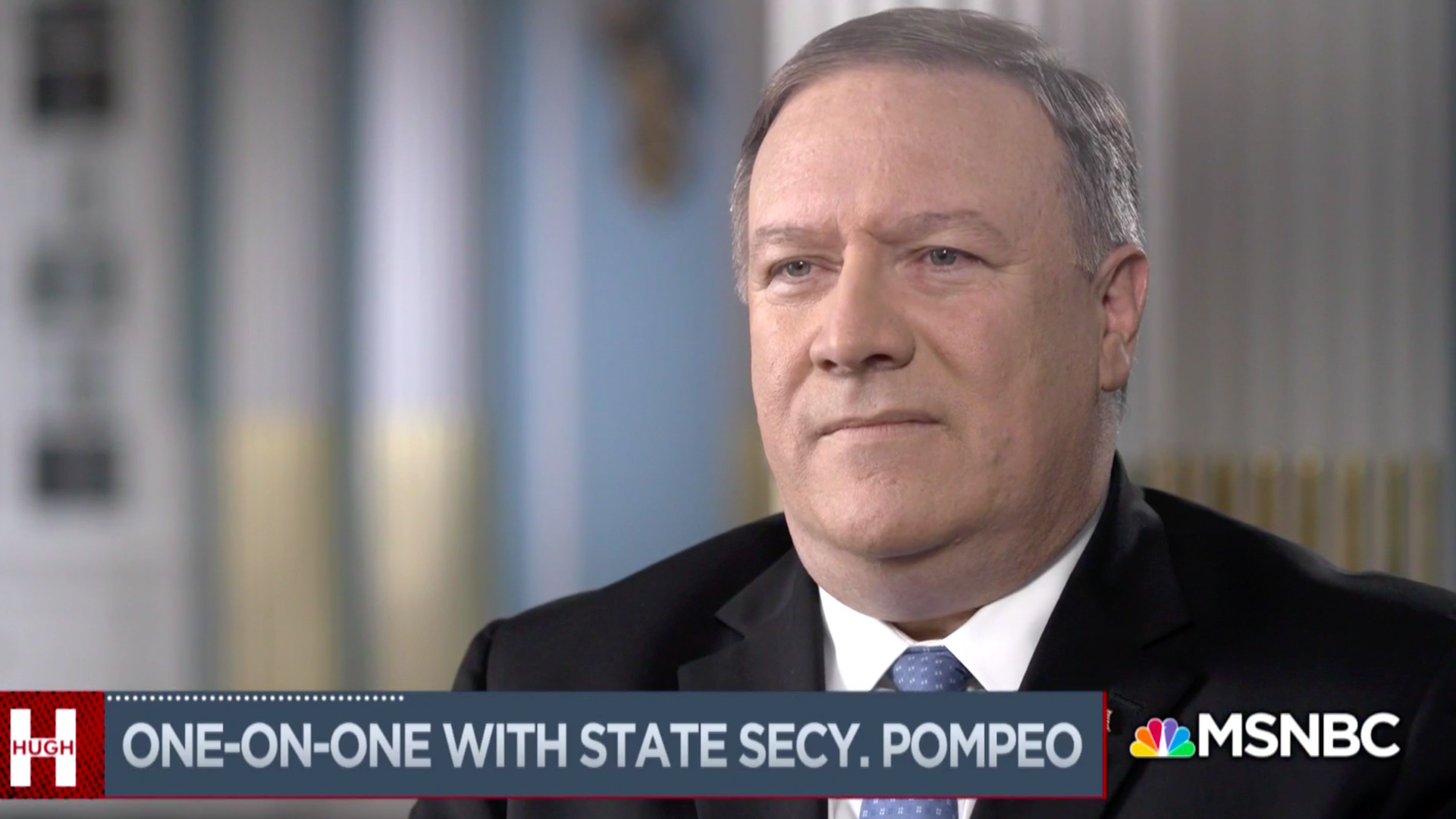 Secretary of State Mike Pompeo.