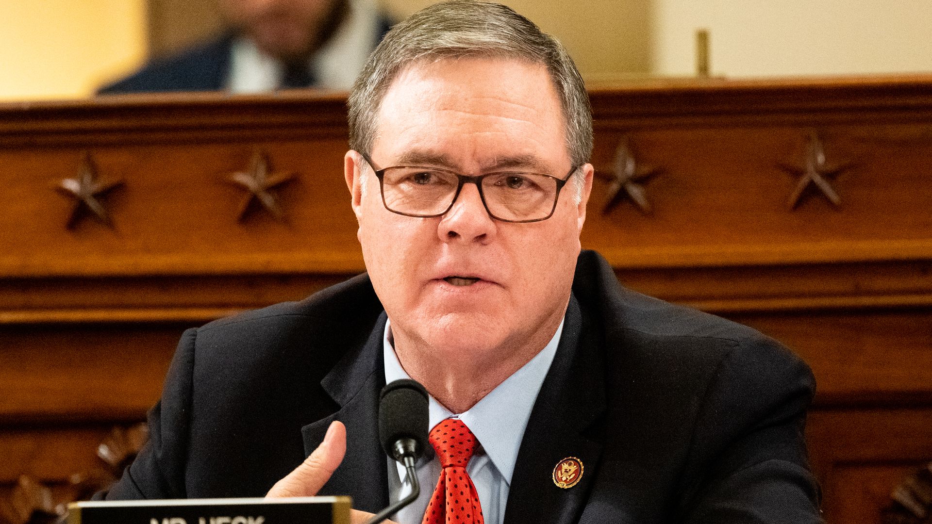 U.S. Representative Denny Heck (D-WA) attends the Open Hearings on the Impeachment of President Donald Trump of the House Intelligence Committee in Washington