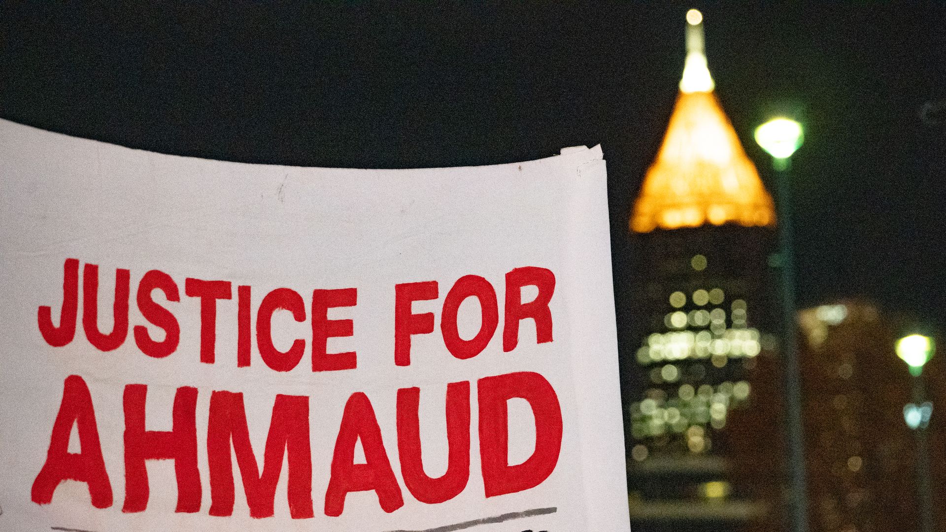 Protesters demand justice for Ahmaud Arbery