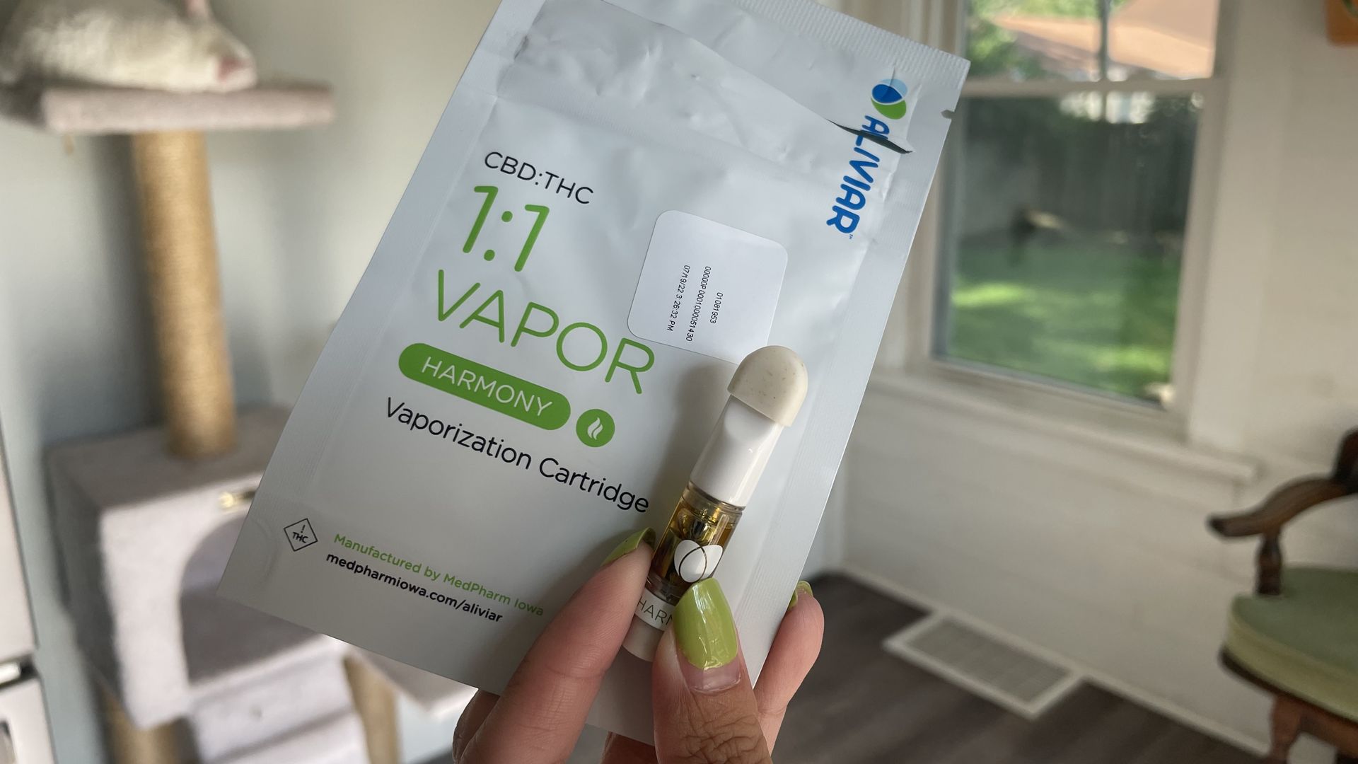 A photo of a marijuana vape pen.