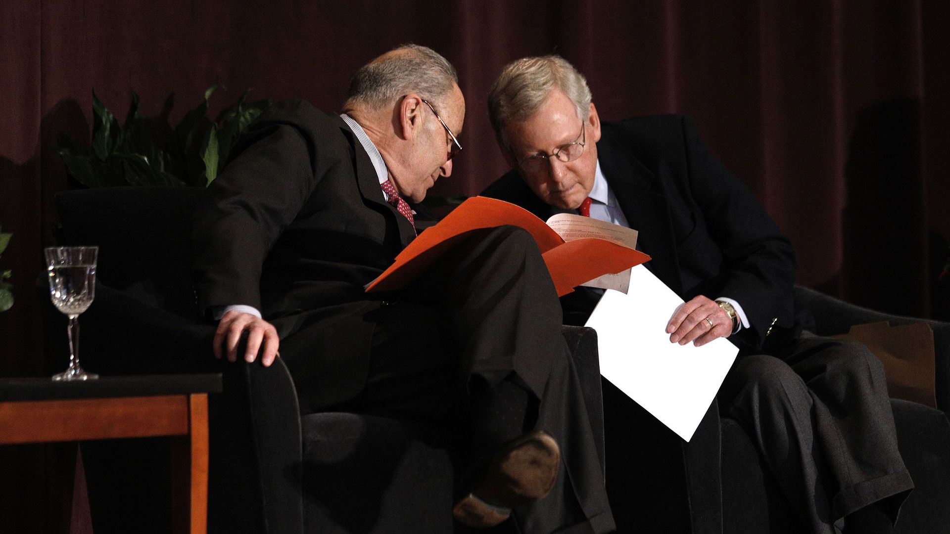 Sens. Chuck Schumer and Mitch McConnell