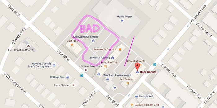 parking-at-duck-donuts-charlotte