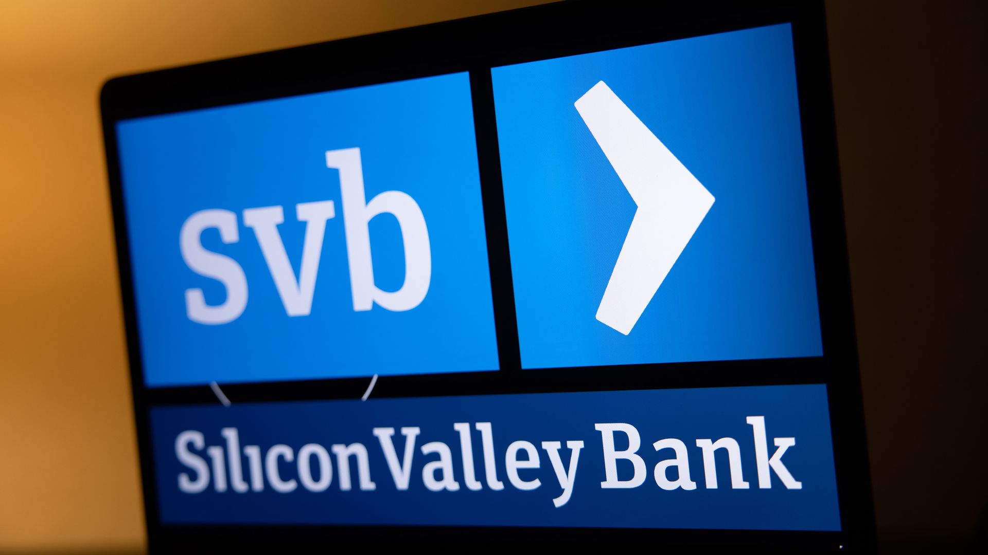A Silicon Valley Bank sign