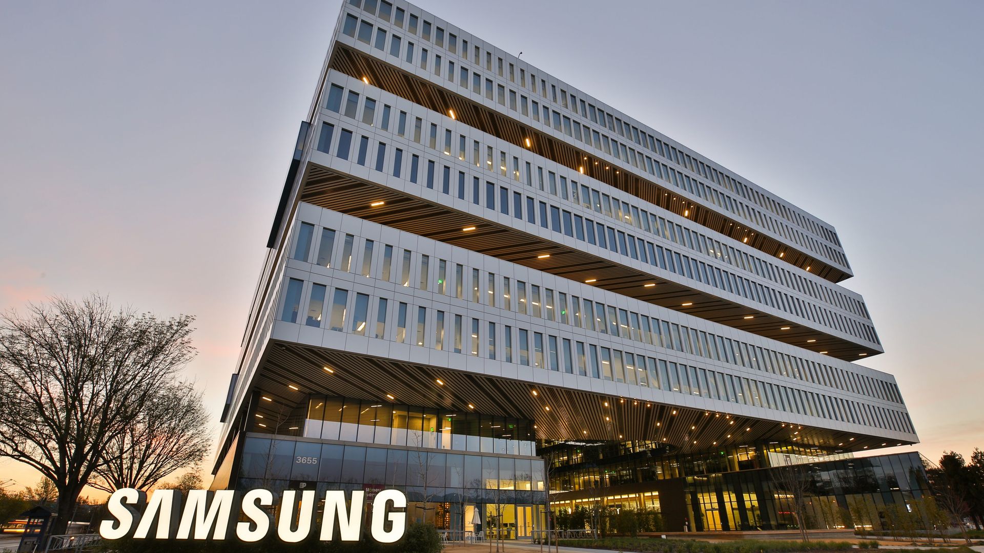 Samsung's offices in San Jose, Calif.