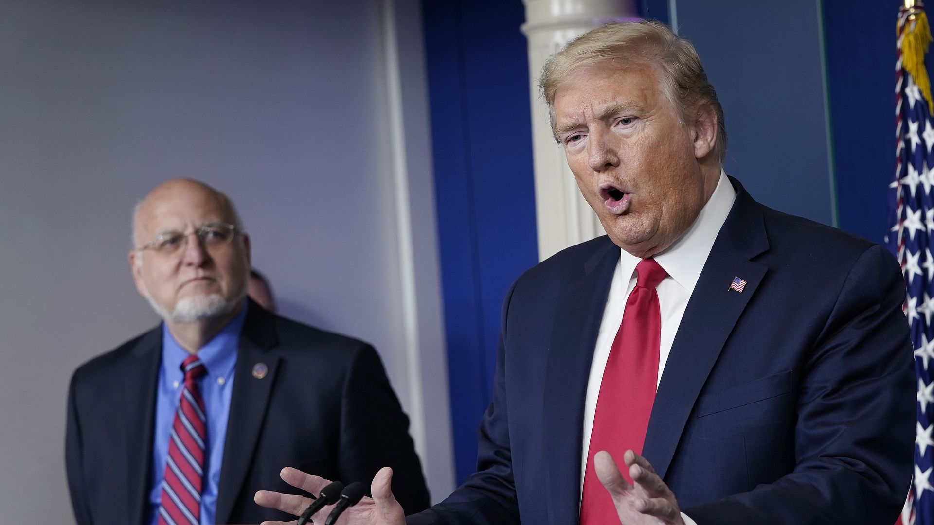 Trump and Robert Redfield