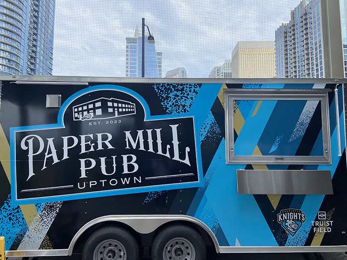Paper Mill Pub food truck. 