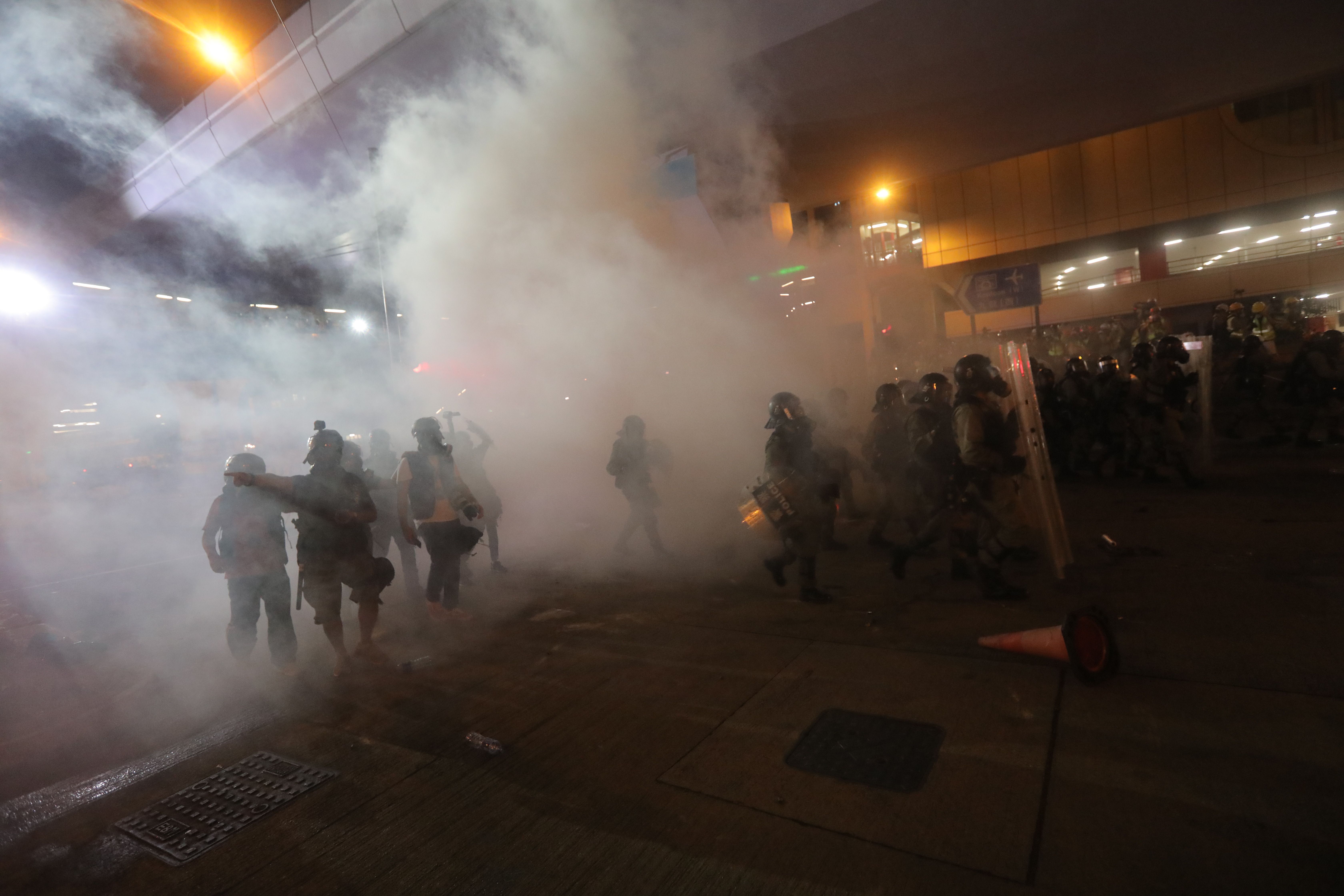 Police fire tear gas