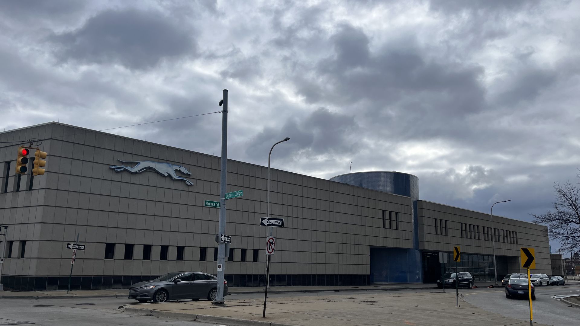 Detroit's Greyhound station at 1001 Howard St.