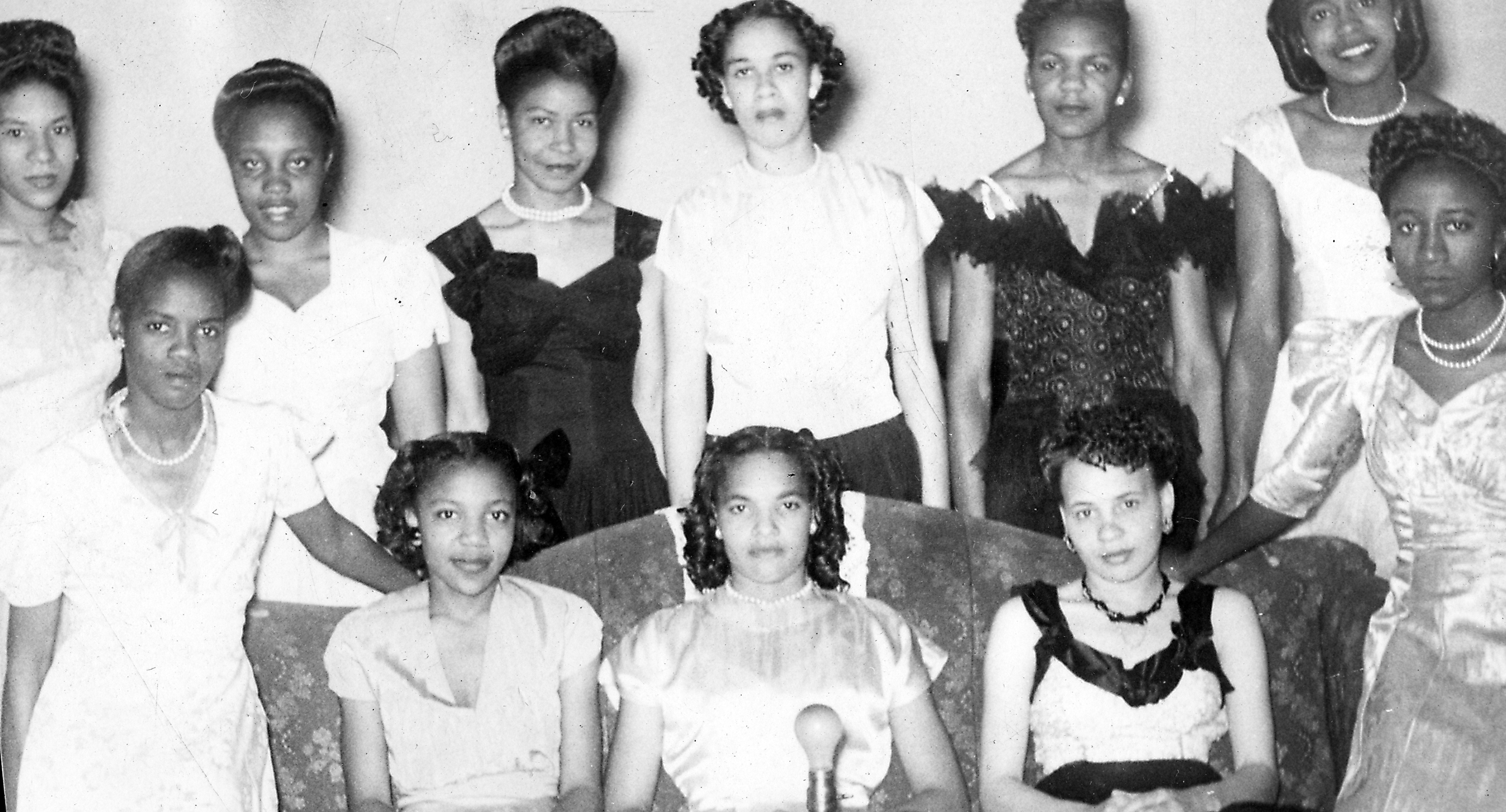 Members of the Zeta Phi Beta sorority, January 5, 1946.
