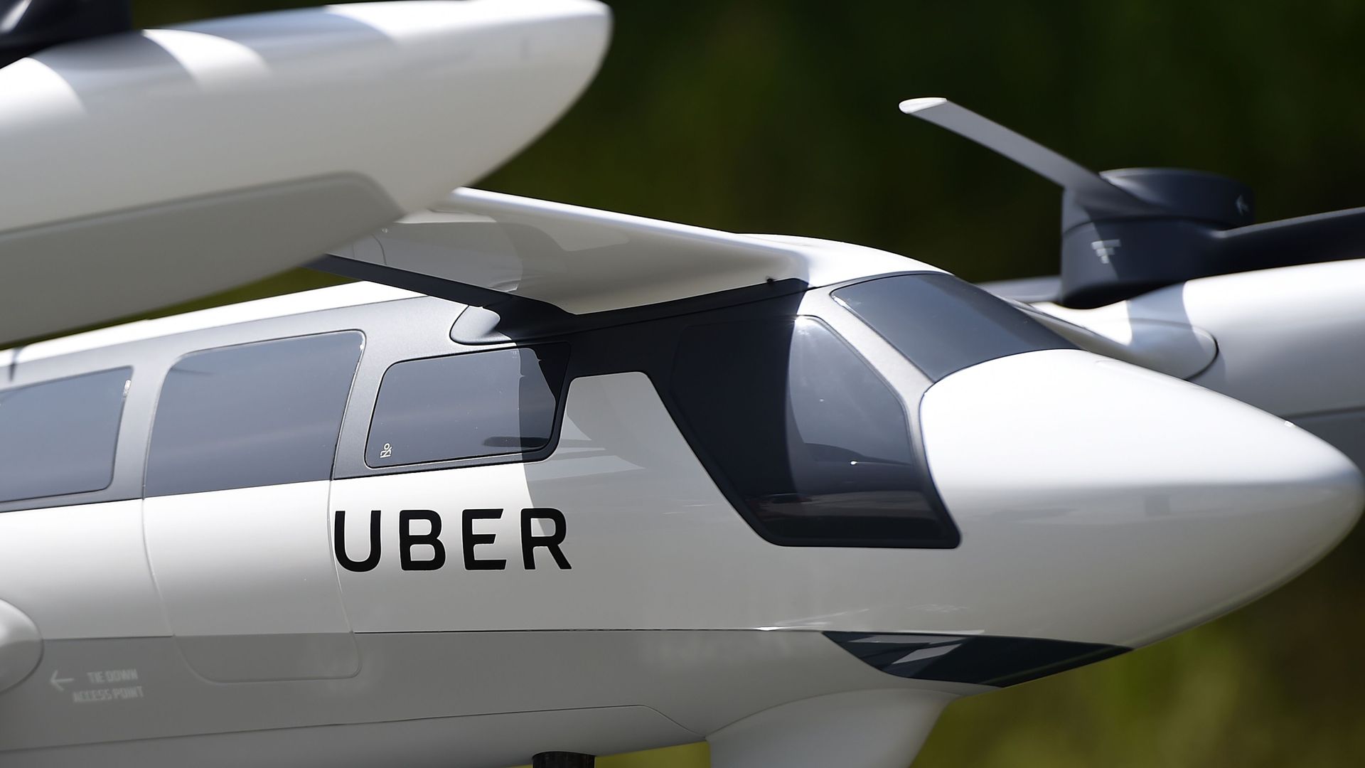 Flying car, plane concept from Uber Elevate