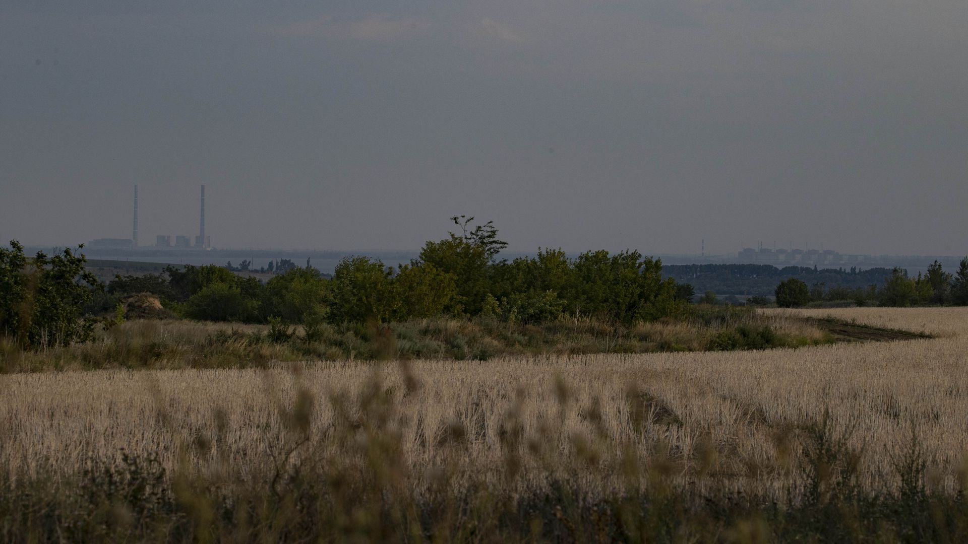 Zaporizhzhia Nuclear Power Plant is seen as Russian militaryâs presence at nuclear power plant continues.