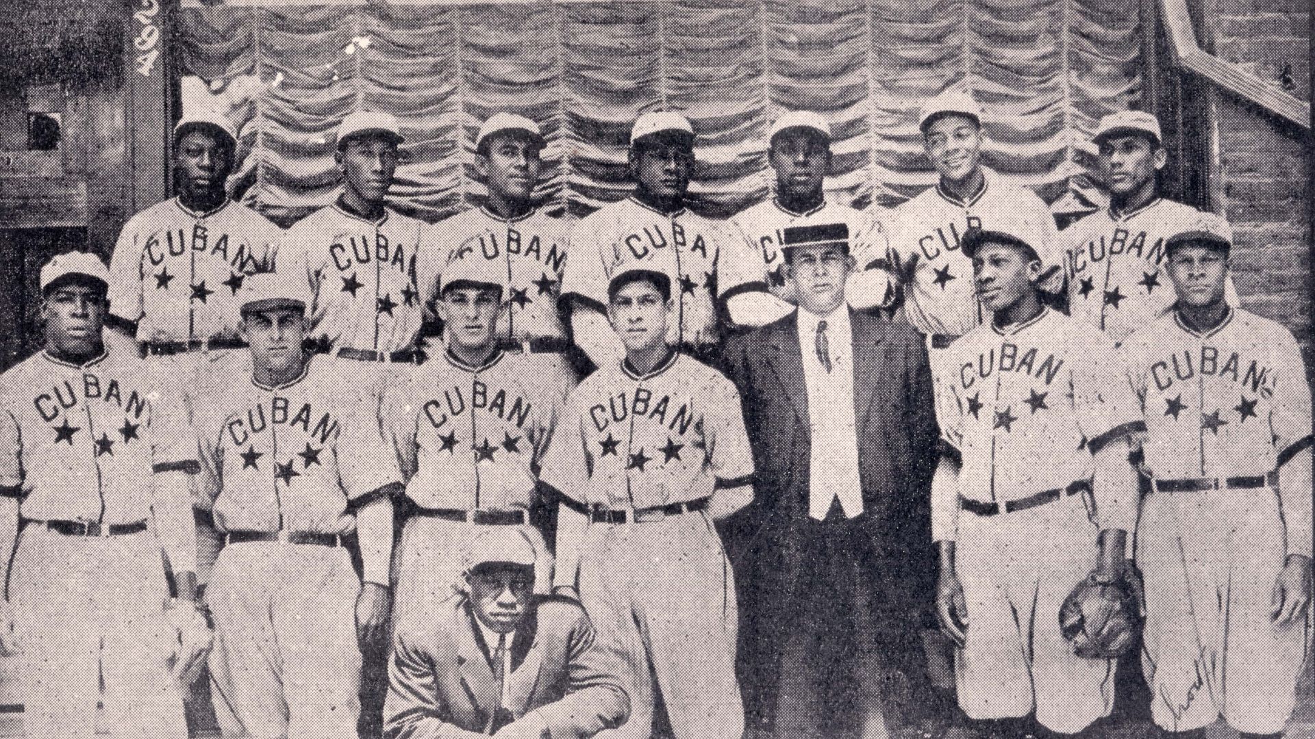Portrait of Cuban Stars touring baseball team, Havana, Cuba, June 1913.