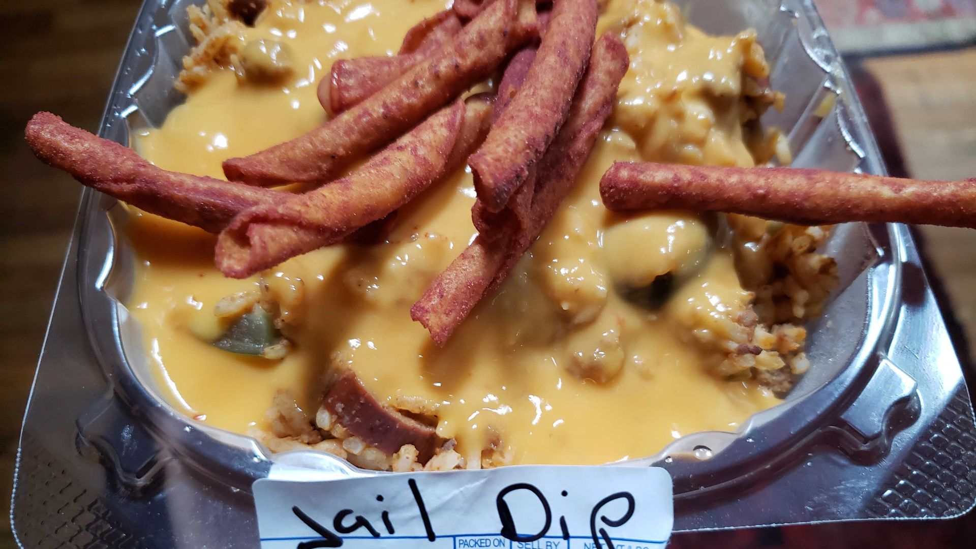 Photo of cheesy dip.