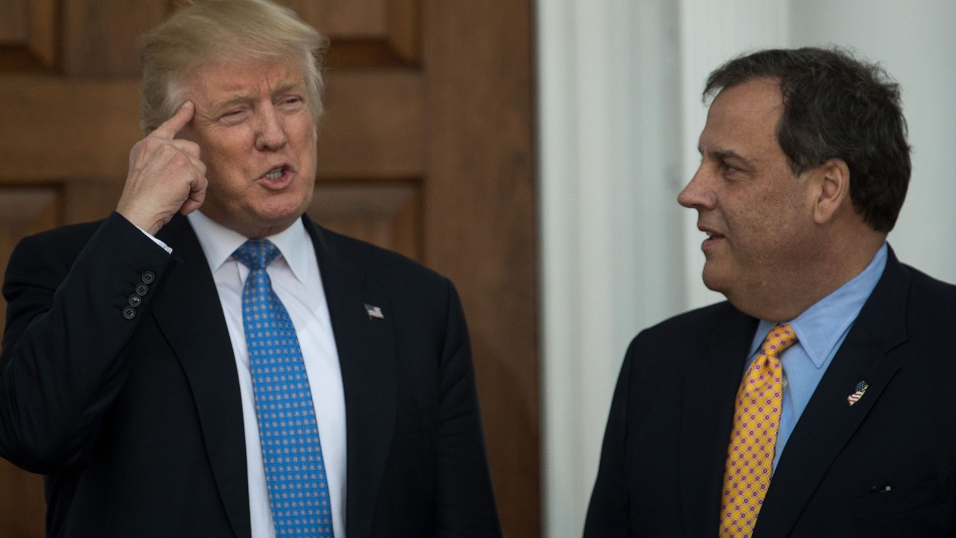 Chris Christie and Donald Trump