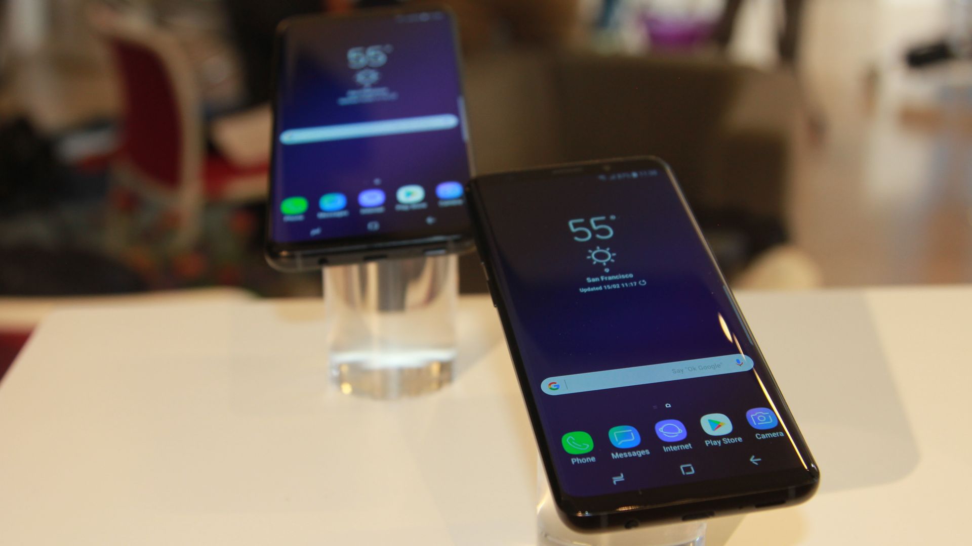 Samsung's Galaxy S9 and larger-screen S9+