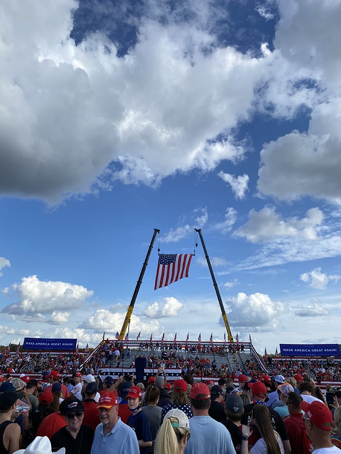 What it was like in the crowd with 23,000 people at Trump’s Gastonia