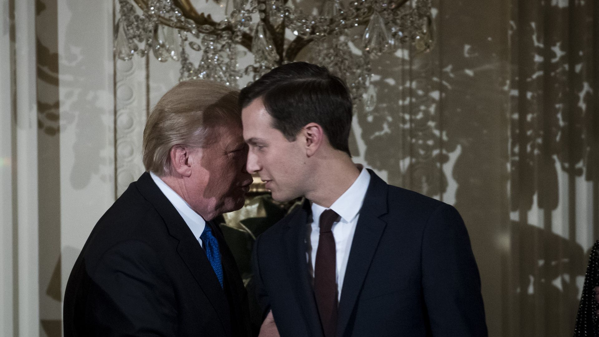 Kushner and Trump talking