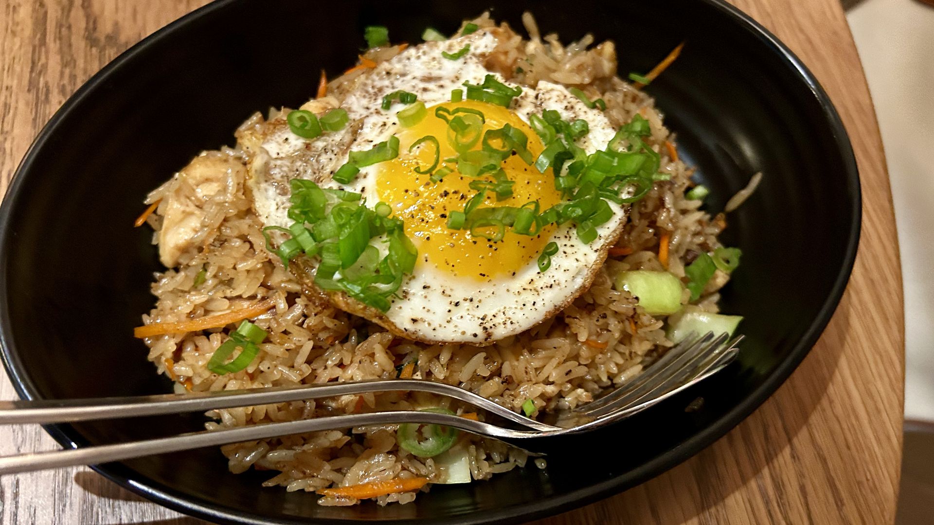 Adobo chicken dish at Sundra New Asian