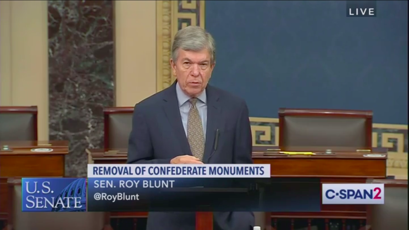 GOP senator blocks bill to remove Confederate statues from Capitol