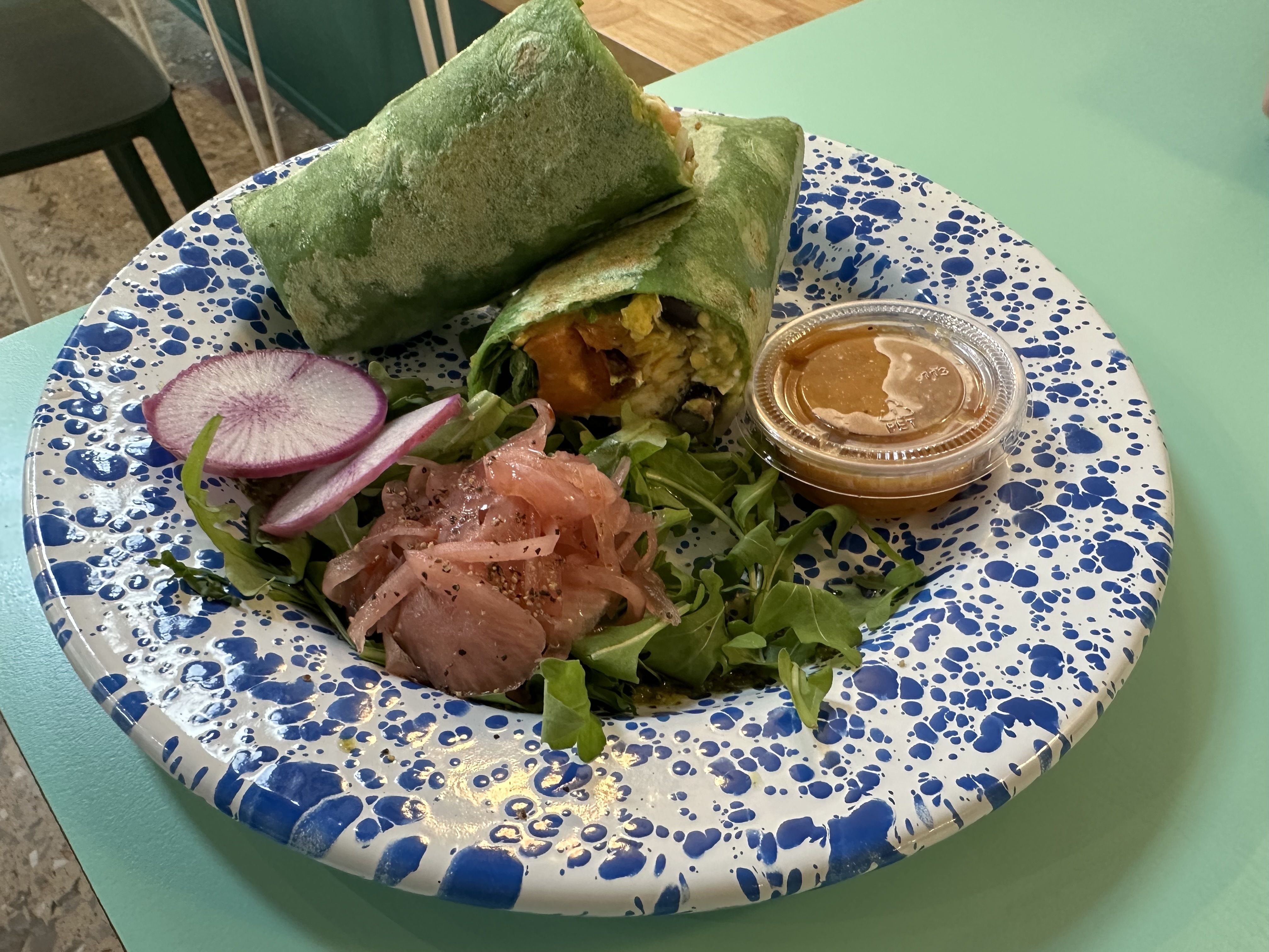 photo of breakfast burrito