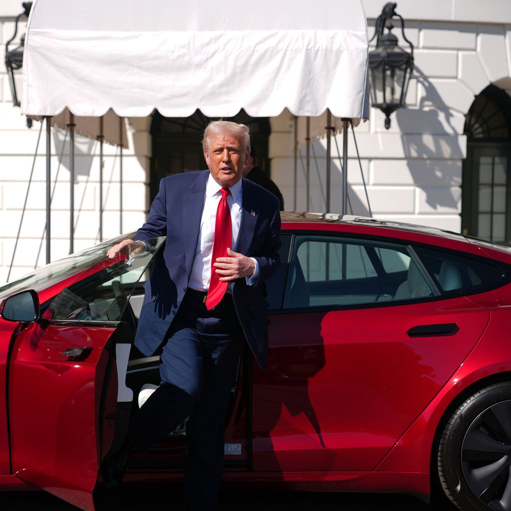 Trump weighs selling his Tesla as spat with Musk escalates