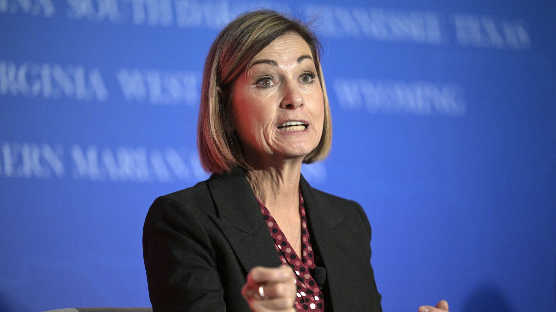 A photo of Iowa Gov. Kim Reynolds.