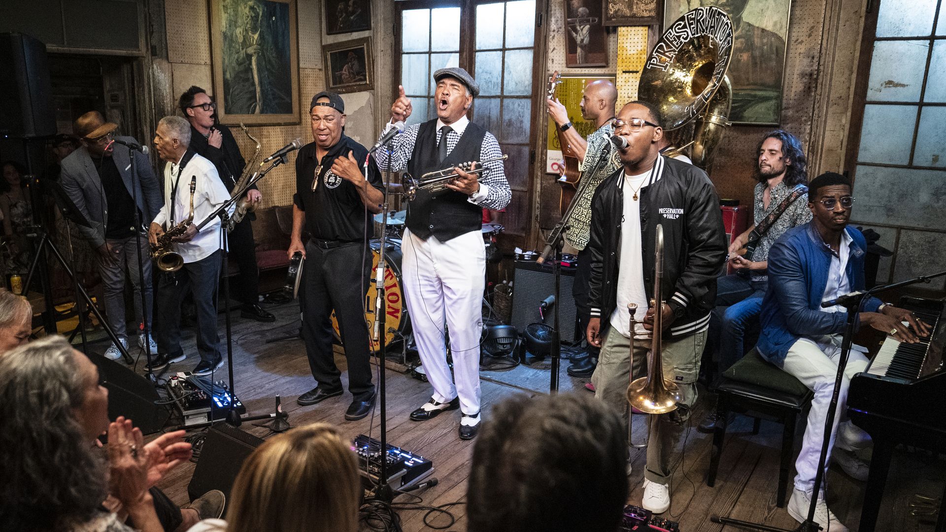 the Preservation Hall Jazz Band