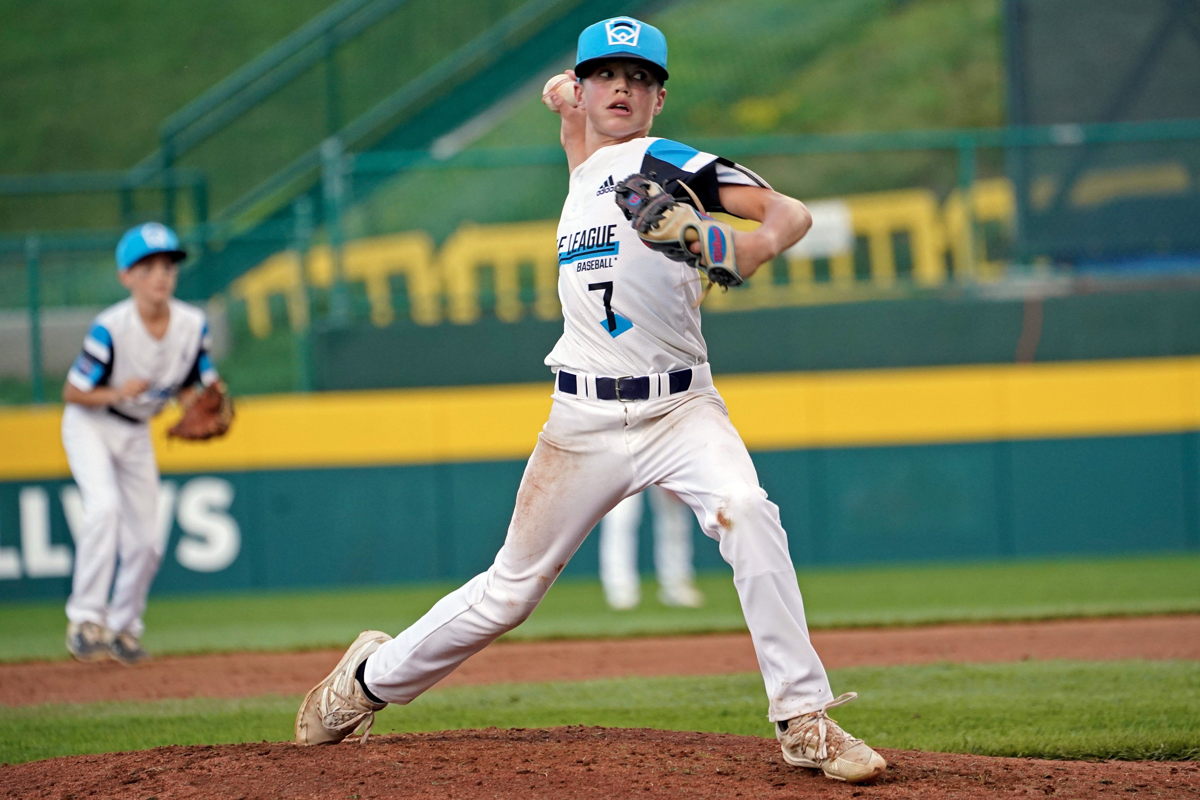 Little League pitcher