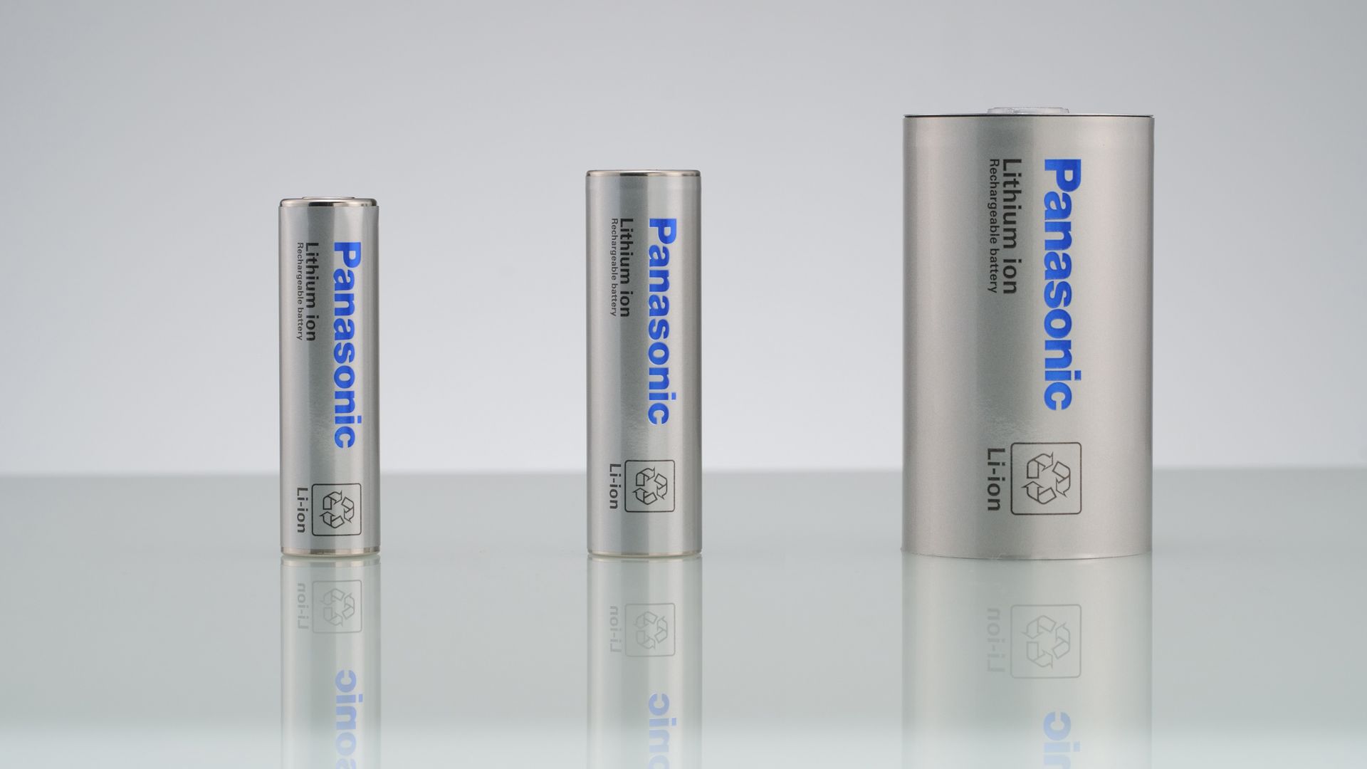 Panasonic lithium ion batteries.