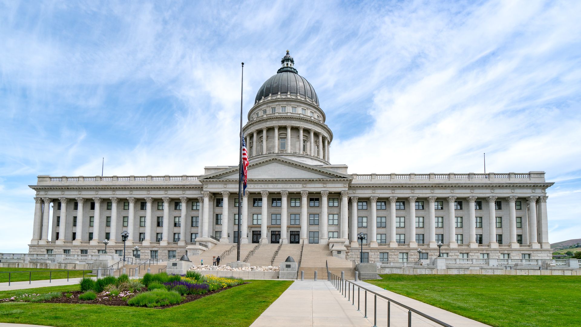 Utah Capitol Building on a sunny day.
