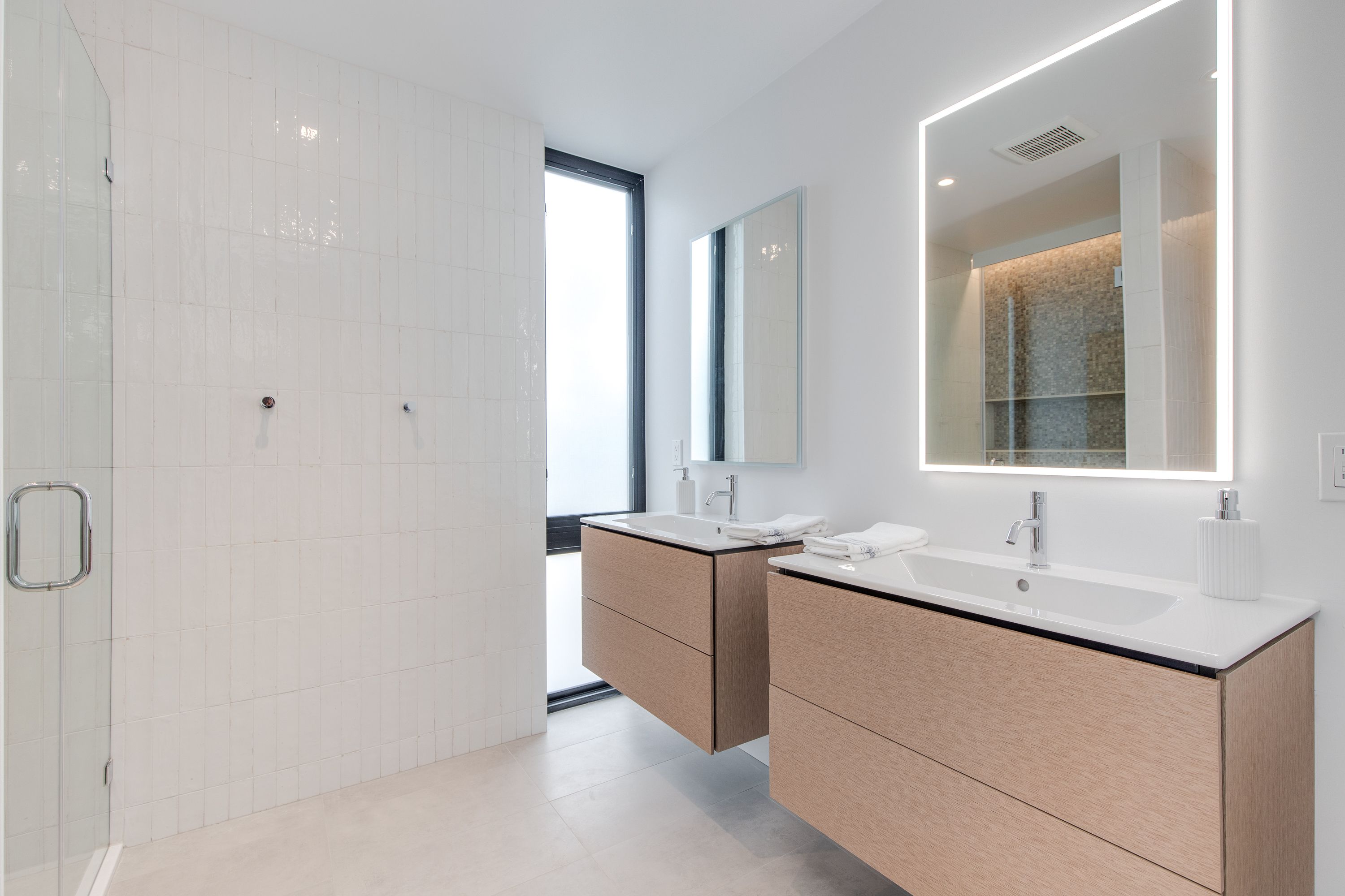A double vanity.