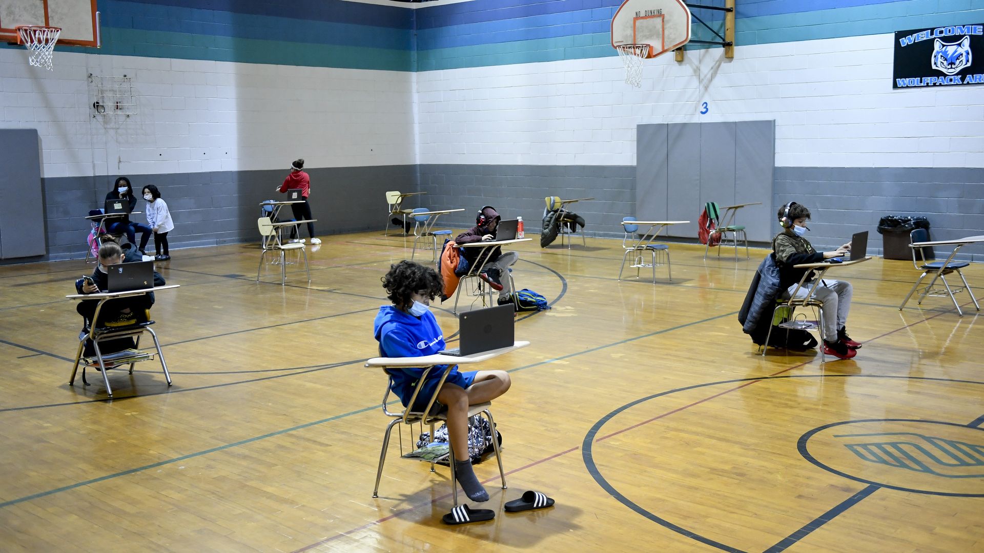 At the Mulberry Street location of the Olivet Boys and Girls Club in Reading Tuesday morning