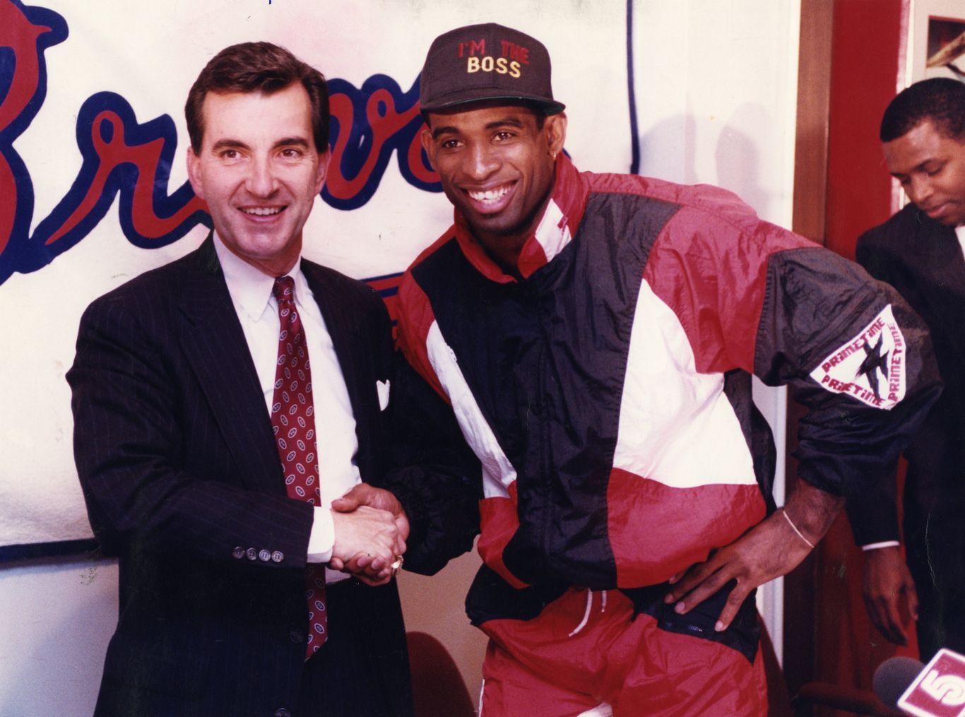 Deion Sanders historic Falcons and Braves stints made history