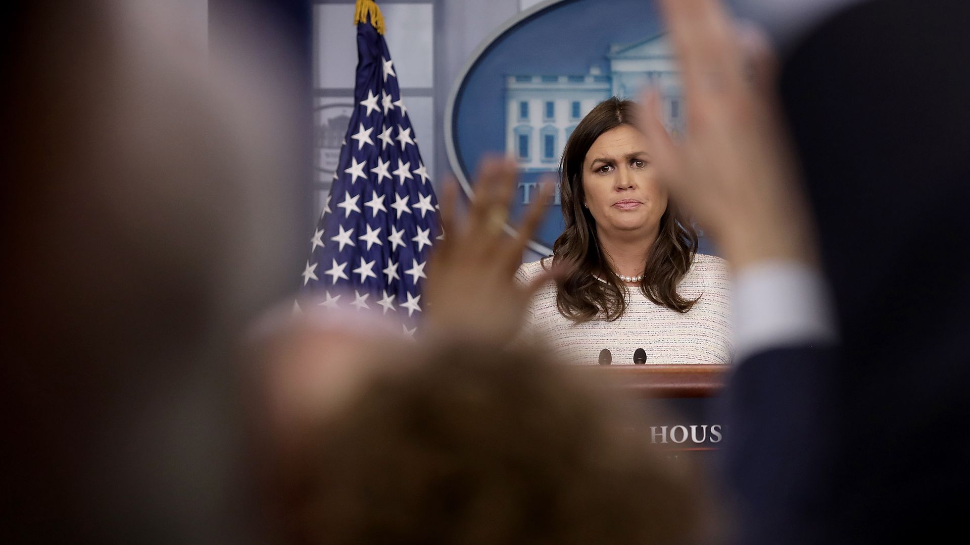 Sarah Sanders.
