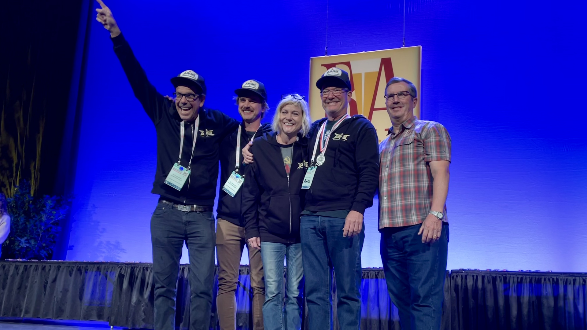 Brewers accept their award