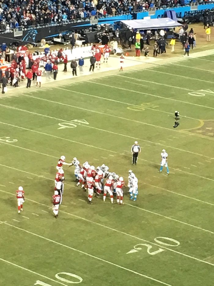 Derek-Anderson takes a knee