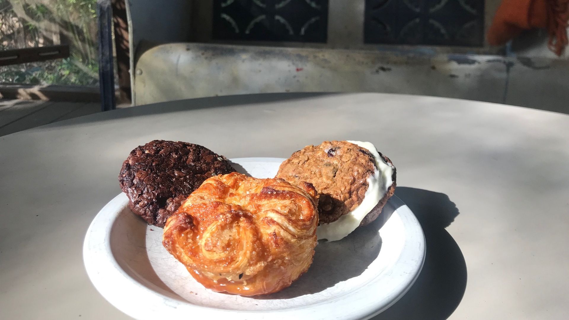 A trio of pastries from Mañana.
