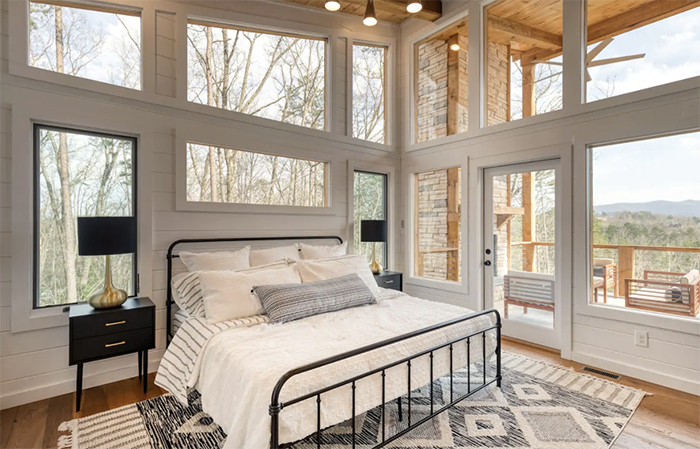 Brand New Cabin! bedroom