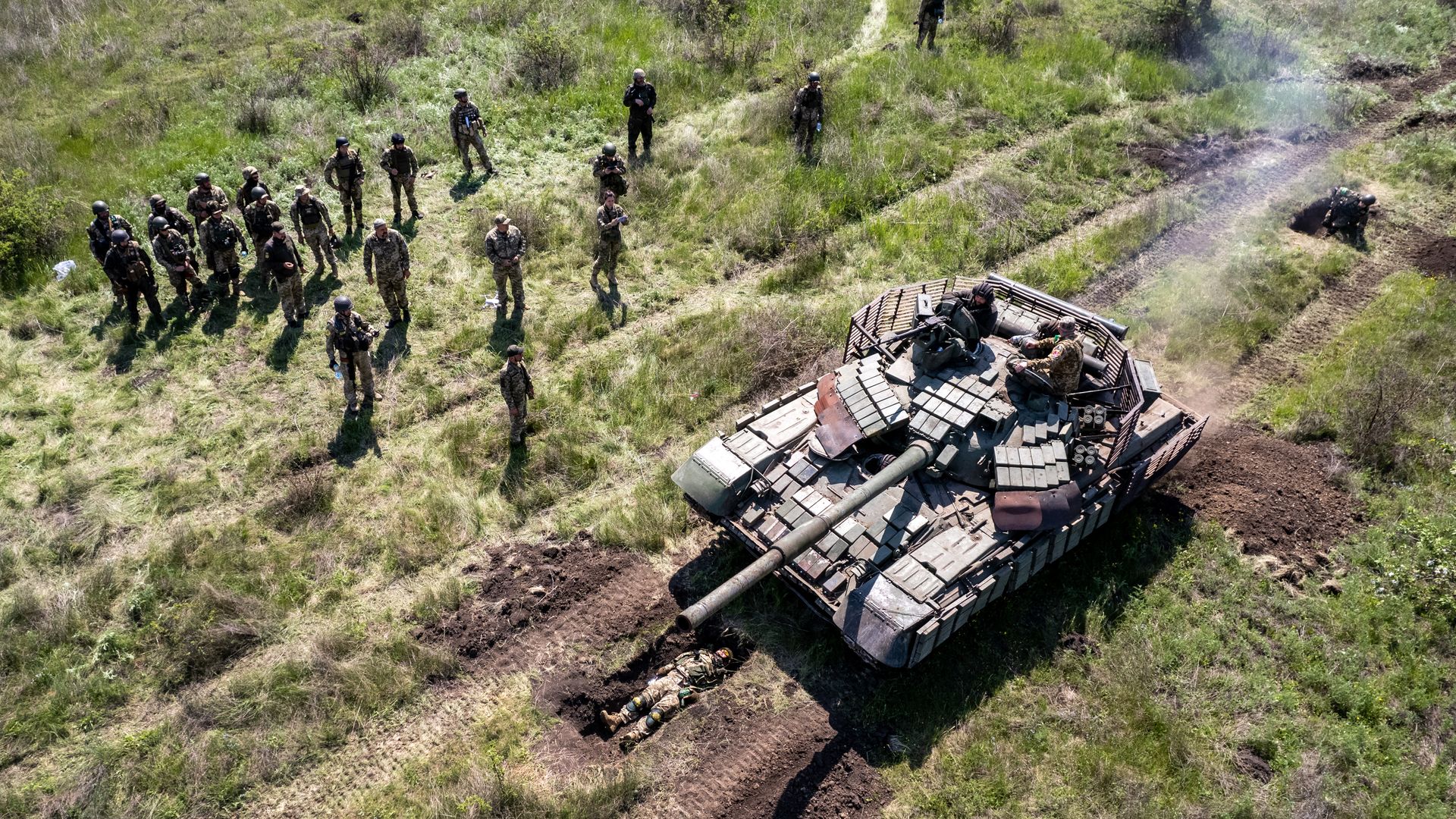 Ukrainian tank