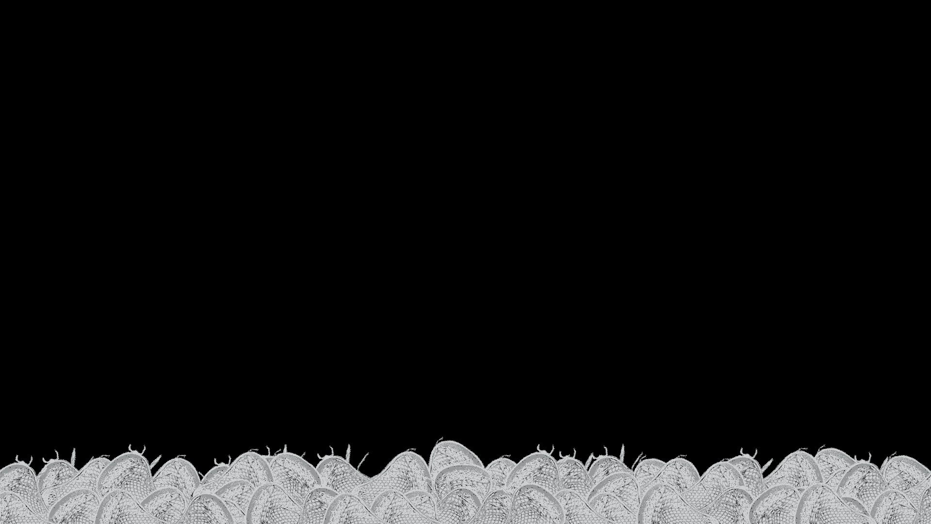 Illustration of one lacrosse stick rising up out of a sea of other lacrosse sticks