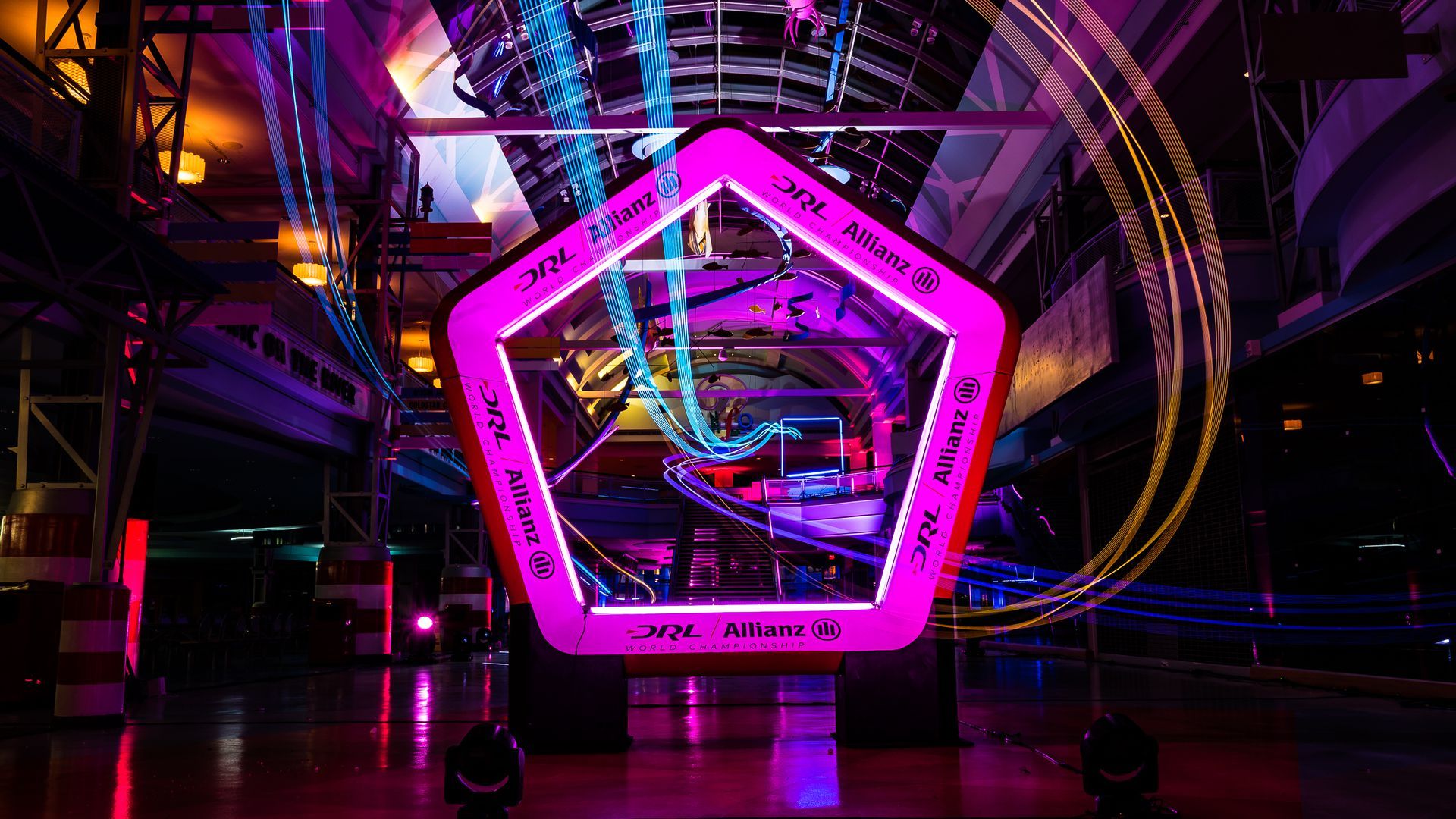 Drone Racing League course