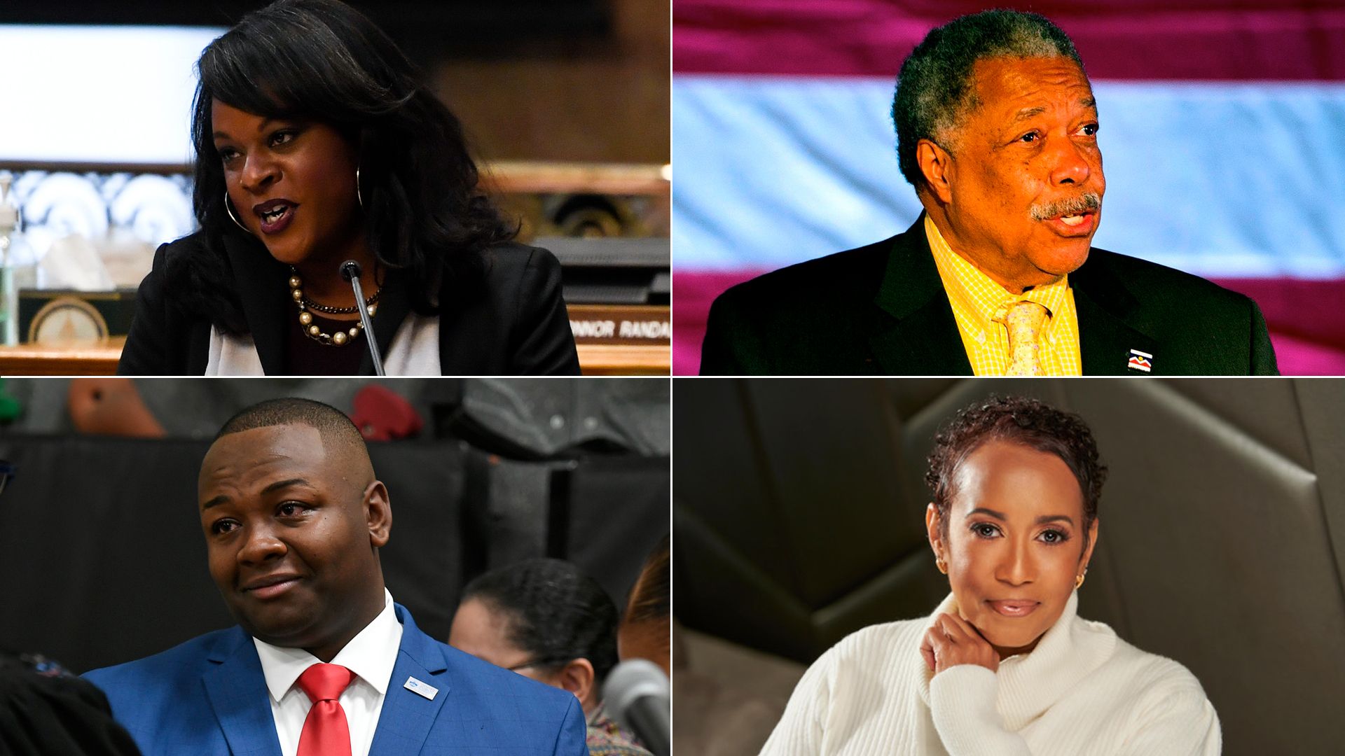 Leslie Herod, Wellington Webb, Halisi Vinson and Tay Anderson.