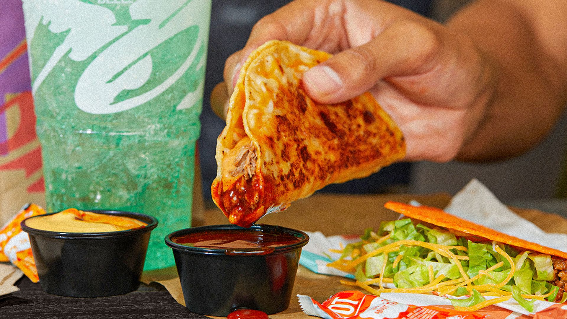 Taco Bell tests new "dipping tacos" in Nashville - Axios Nashville